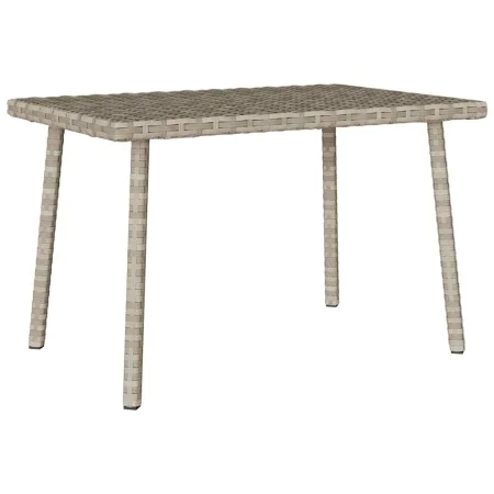 Mesa centro jardín rectangular gris claro 60x40x37 cm de , Mesas de jardín - Ref: Foro24-4104054, Precio: 32,32 €, Descuento: %
