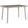 Mesa centro jardín rectangular gris claro 60x40x37 cm de , Mesas de jardín - Ref: Foro24-4104054, Precio: 32,32 €, Descuento: %