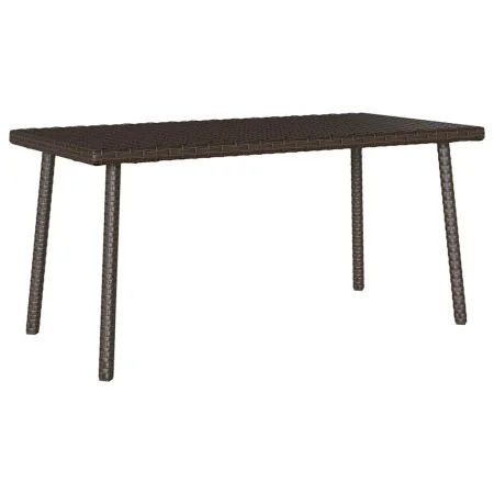 Mesa centro jardín rectangular marrón 80x40x37 cm de , Mesas de jardín - Ref: Foro24-4104056, Precio: 38,43 €, Descuento: %