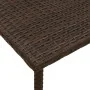 Mesa centro jardín rectangular marrón 80x40x37 cm de , Mesas de jardín - Ref: Foro24-4104056, Precio: 38,43 €, Descuento: %