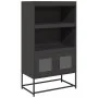 Aparador de acero negro 68x39x123 cm by , Sideboards - Ref: Foro24-853368, Price: 120,83 €, Discount: %