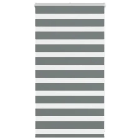 Estor cebra gris oscuro 80x100cm tejido ancho 75,9 cm poliéster de , Persianas y estores - Ref: Foro24-4014101, Precio: 18,62...