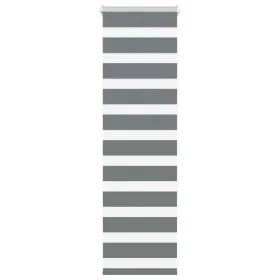 Estor cebra gris oscuro 45x150cm tejido ancho 40,9 cm poliéster de , Persianas y estores - Ref: Foro24-4014120, Precio: 15,43...