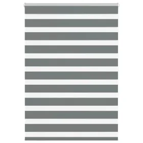 Estor cebra gris oscuro tejido ancho 110,9 cm poliéster de , Persianas y estores - Ref: Foro24-4014134, Precio: 32,44 €, Desc...