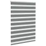 Estor cebra gris oscuro tejido ancho 110,9 cm poliéster de , Persianas y estores - Ref: Foro24-4014134, Precio: 32,44 €, Desc...