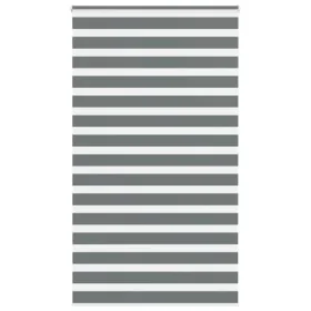 Estor cebra gris oscuro tejido ancho 120,9 cm poliéster de , Persianas y estores - Ref: Foro24-4014162, Precio: 35,36 €, Desc...