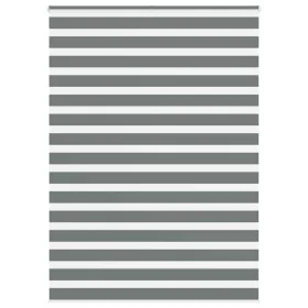 Estor cebra gris oscuro tejido ancho 155,9 cm poliéster de , Persianas y estores - Ref: Foro24-4014195, Precio: 41,12 €, Desc...