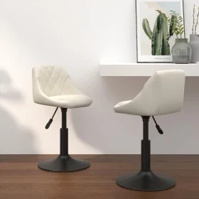 Sillas de comedor giratorias 2 uds terciopelo crema by , dining chairs - Ref: Foro24-335326, Price: 120,60 €, Discount: %