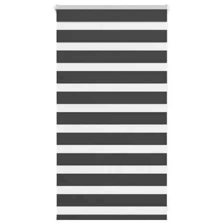 Estor cebra negro 80x100 cm tejido ancho 75,9 cm poliéster de , Persianas y estores - Ref: Foro24-4014205, Precio: 22,28 €, D...