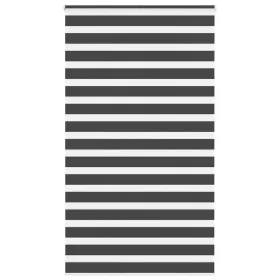 Estor cebra negro 130x230 cm tejido ancho 125,9 cm poliéster de , Persianas y estores - Ref: Foro24-4014293, Precio: 27,77 €,...
