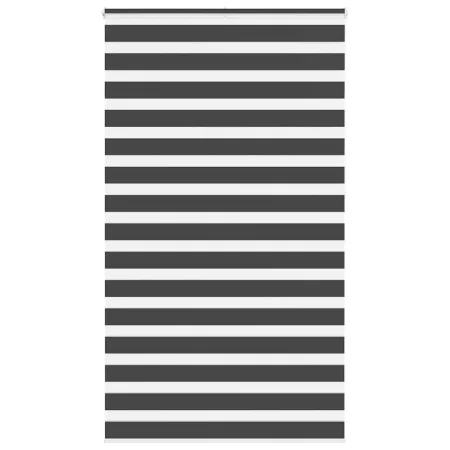 Estor cebra negro 130x230 cm tejido ancho 125,9 cm poliéster de , Persianas y estores - Ref: Foro24-4014293, Precio: 27,77 €,...