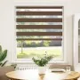 Estor cebra marrón 115x100 cm tejido ancho 110,9 cm poliéster de , Persianas y estores - Ref: Foro24-4014316, Precio: 25,95 €...
