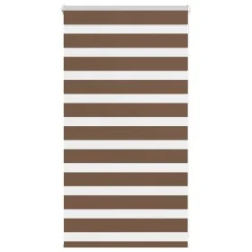 Estor cebra marrón 80x100 cm tejido ancho 75,9 cm poliéster de , Persianas y estores - Ref: Foro24-4014309, Precio: 18,62 €, ...