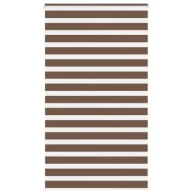 Estor cebra marrón 125x230 cm tejido ancho 120,9 cm poliéster de , Persianas y estores - Ref: Foro24-4014396, Precio: 33,43 €...