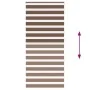 Estor cebra marrón 115x230 cm tejido ancho 110,9 cm poliéster de , Persianas y estores - Ref: Foro24-4014394, Precio: 36,31 €...