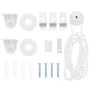 Estor enrollable para ducha con casete 130x240 cm tela ancho de , Persianas y estores - Ref: Foro24-4015037, Precio: 17,39 €,...