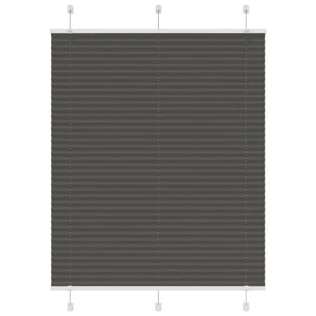 Estor Plisado negro 110x150 cm Tela Ancho 109,4 cm Poliéster de , Persianas y estores - Ref: Foro24-4015145, Precio: 25,54 €,...