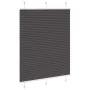 Estor Plisado negro 110x150 cm Tela Ancho 109,4 cm Poliéster de , Persianas y estores - Ref: Foro24-4015145, Precio: 25,54 €,...
