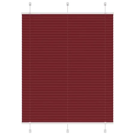 Estor Plisado rojo burdeos 105x100 cm Tela Ancho 104,4 cm de , Persianas y estores - Ref: Foro24-4015229, Precio: 18,44 €, De...