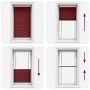 Estor Plisado rojo burdeos 80x150 cm Tela Ancho 79,4 cm de , Persianas y estores - Ref: Foro24-4015241, Precio: 13,92 €, Desc...