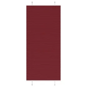 Estor Plisado rojo burdeos 90x200 cm Tela Ancho 89,4 cm de , Persianas y estores - Ref: Foro24-4015260, Precio: 23,37 €, Desc...