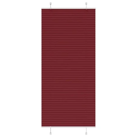 Estor Plisado rojo burdeos 90x200 cm Tela Ancho 89,4 cm de , Persianas y estores - Ref: Foro24-4015260, Precio: 23,37 €, Desc...