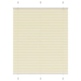 Estor Plisado crema 110x100 cm Tela Ancho 109,4 cm Poliéster de , Persianas y estores - Ref: Foro24-4015281, Precio: 17,29 €,...