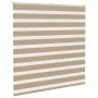 Estor cebra marrón arena tejido ancho 135,9 cm poliéster de , Persianas y estores - Ref: Foro24-4014529, Precio: 29,45 €, Des...
