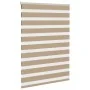 Estor cebra marrón arena tejido ancho 100,9 cm poliéster de , Persianas y estores - Ref: Foro24-4014522, Precio: 21,82 €, Des...