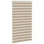 Estor cebra marrón arena tejido ancho 125,9 cm poliéster de , Persianas y estores - Ref: Foro24-4014605, Precio: 36,25 €, Des...
