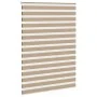 Estor cebra marrón arena tejido ancho 155,9 cm poliéster de , Persianas y estores - Ref: Foro24-4014611, Precio: 34,38 €, Des...
