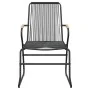 Juego de comedor de jardín 9 piezas ratán PVC negro de vidaXL, Conjuntos de jardín - Ref: Foro24-3060272, Precio: 673,62 €, D...