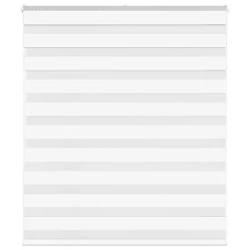 Estor cebra blanco 130x100 cm tejido ancho 125,9 cm poliéster de , Persianas y estores - Ref: Foro24-4014735, Precio: 23,15 €...