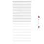 Estor cebra blanco 95x200 cm tejido ancho 90,9 cm poliéster de , Persianas y estores - Ref: Foro24-4014780, Precio: 30,36 €, ...