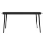Juego de comedor de jardín 9 piezas ratán PVC negro de vidaXL, Conjuntos de jardín - Ref: Foro24-3060272, Precio: 673,62 €, D...