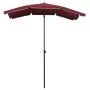 Sombrilla de jardín con poste burdeos rojo 200x130 cm de vidaXL, Sombrillas - Ref: Foro24-315555, Precio: 37,73 €, Descuento: %