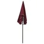 Sombrilla de jardín con poste burdeos rojo 200x130 cm de vidaXL, Sombrillas - Ref: Foro24-315555, Precio: 37,73 €, Descuento: %