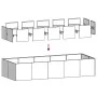 Jardinera 200x80x40 cm de acero galvanizado von , Töpfe und Pflanzgefäße - Ref: Foro24-860757, Preis: 98,11 €, Rabatt: %