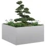 Jardinera 80x80x40 cm de acero galvanizado de , Maceteros y jardineras - Ref: Foro24-860743, Precio: 63,11 €, Descuento: %