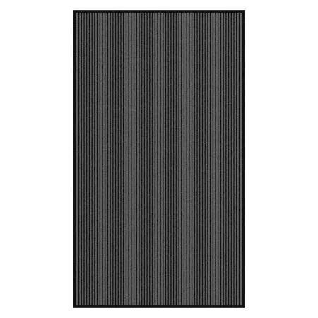 Felpudo a rayas negro y gris 115x200 cm de , Felpudos - Ref: Foro24-4105597, Precio: 56,45 €, Descuento: %