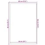 Felpudo azul 60x90 cm de , Felpudos - Ref: Foro24-4105569, Precio: 17,68 €, Descuento: %