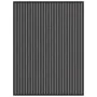 Felpudo a rayas negro y gris 90x120 cm de , Felpudos - Ref: Foro24-4105595, Precio: 29,63 €, Descuento: %