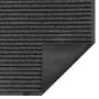 Felpudo a rayas negro y gris 90x120 cm de , Felpudos - Ref: Foro24-4105595, Precio: 29,63 €, Descuento: %