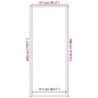 Felpudo azul 115x300 cm de , Felpudos - Ref: Foro24-4105576, Precio: 72,68 €, Descuento: %