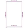 Felpudo negro 90x150 cm de , Felpudos - Ref: Foro24-4105607, Precio: 35,44 €, Descuento: %
