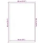 Felpudo antracita 60x90 cm by , Doormats - Ref: Foro24-4105613, Price: 18,51 €, Discount: %