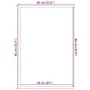 Felpudo marrón 60x90 cm de , Felpudos - Ref: Foro24-4105624, Precio: 16,89 €, Descuento: %