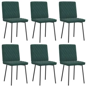 Sillas de comedor 6 unidades terciopelo verde oscuro de , Sillas de comedor - Ref: Foro24-3315475, Precio: 246,08 €, Descuent...
