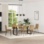 Sillas de comedor 6 unidades terciopelo marrón de , Sillas de comedor - Ref: Foro24-3315622, Precio: 261,07 €, Descuento: %