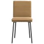 Sillas de comedor 6 unidades terciopelo marrón de , Sillas de comedor - Ref: Foro24-3315622, Precio: 261,07 €, Descuento: %